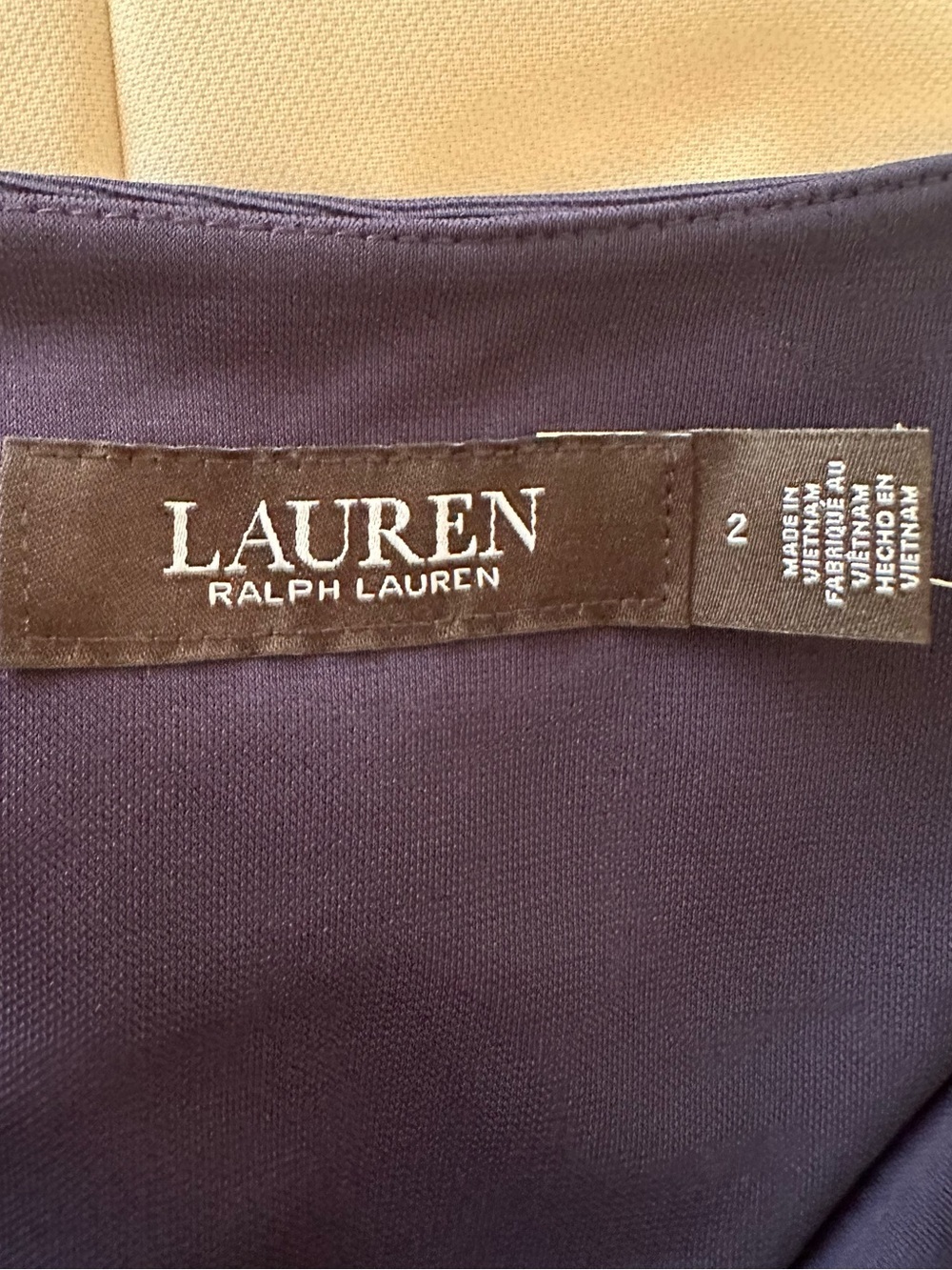 Lauren Ralph Lauren
Two-Tone Ottoman & Crepe
Sleeveless Gown - Picture 7 of 9